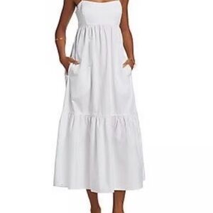 XiRENA White Strapless Maxi Dress